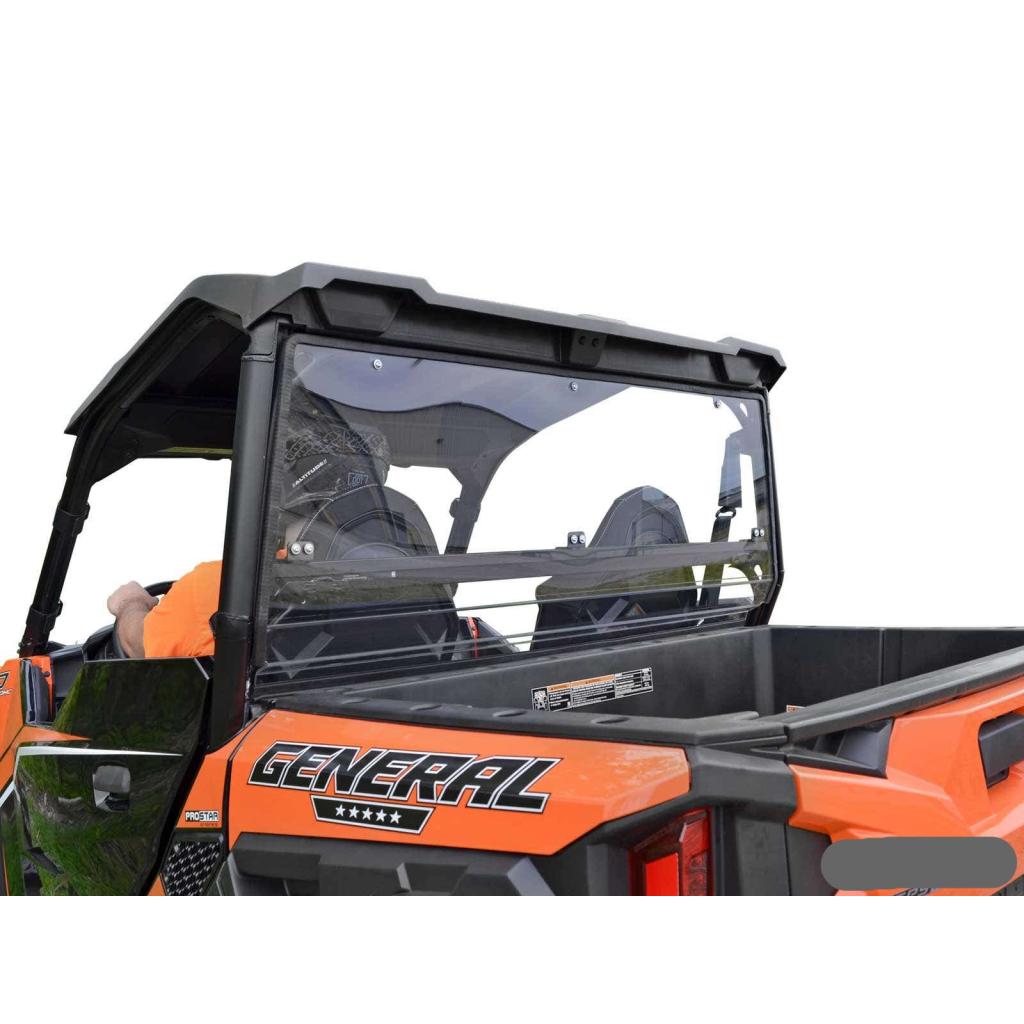 SuperATV Polaris General Rear Windshield - MojoMotoSport.com