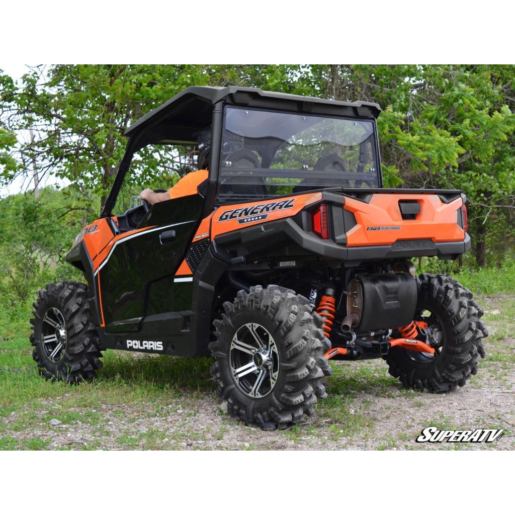 SuperATV Polaris General Rear Windshield - MojoMotoSport.com