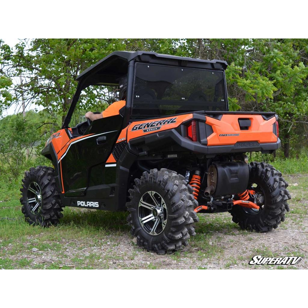 SuperATV Polaris General Rear Windshield - MojoMotoSport.com