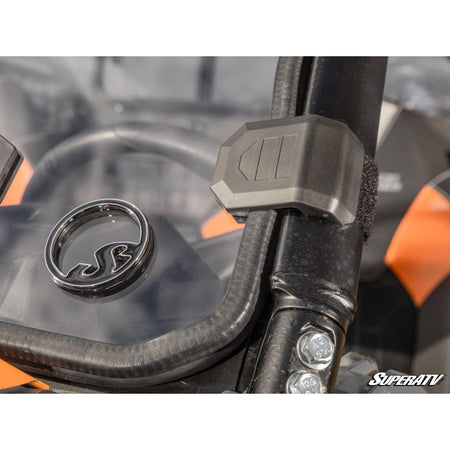 SuperATV Polaris General Scratch - Resistant Vented Full Windshield - MojoMotoSport.com