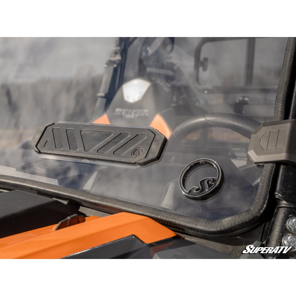 SuperATV Polaris General Scratch - Resistant Vented Full Windshield - MojoMotoSport.com
