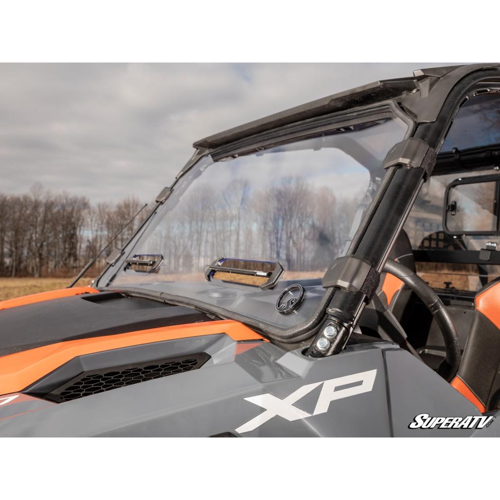 SuperATV Polaris General Scratch - Resistant Vented Full Windshield - MojoMotoSport.com