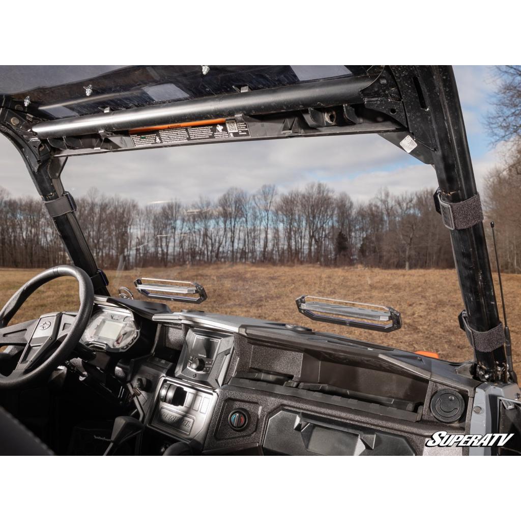 SuperATV Polaris General Scratch - Resistant Vented Full Windshield - MojoMotoSport.com