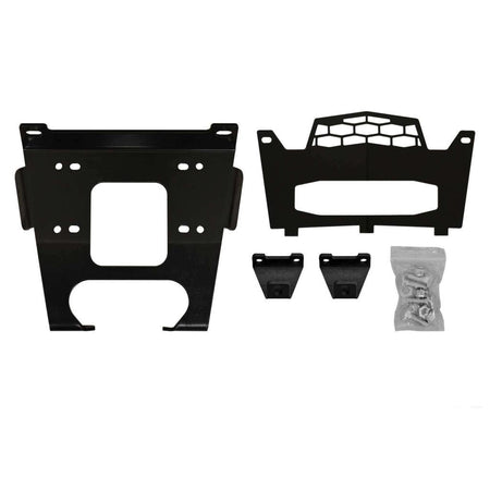 SuperATV Polaris General Winch Mounting Plate - MojoMotoSport.com
