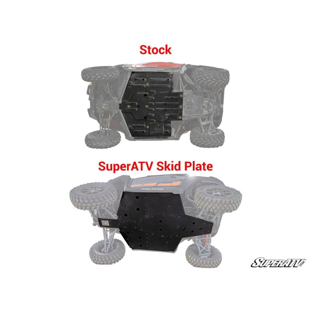 SuperATV Polaris General XP 1000 Full Skid Plate - MojoMotoSport.com