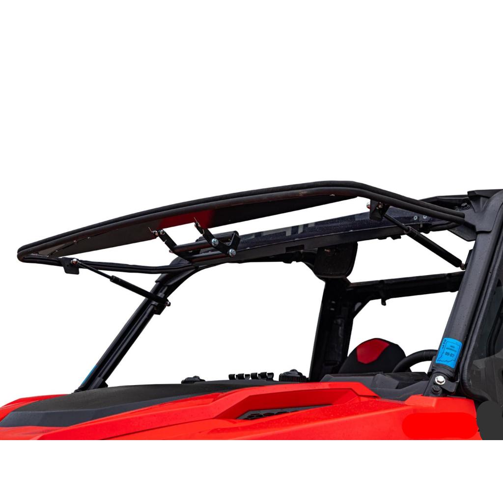 SuperATV Polaris General XP 1000 Scratch Resistant Flip Windshield - MojoMotoSport.com