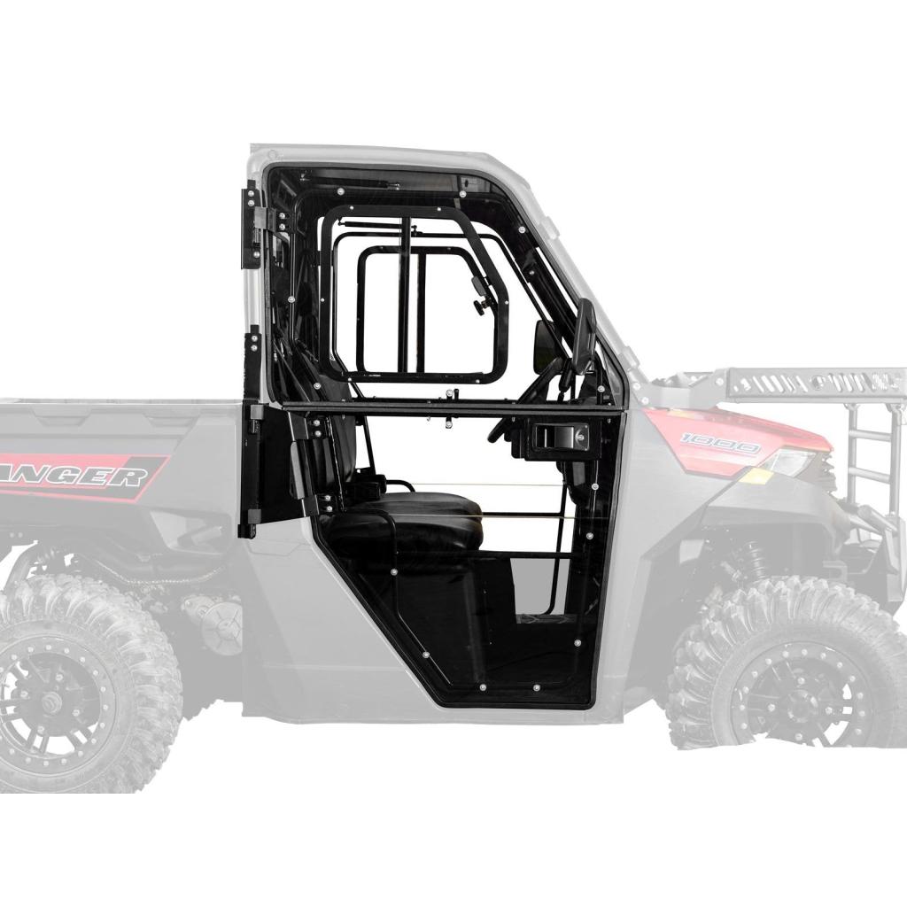 SuperATV Polaris Ranger 1000 Convertible Cab Enclosure Doors - MojoMotoSport.com