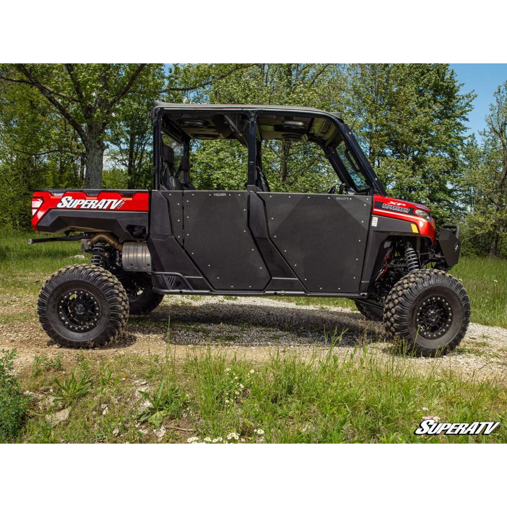 SuperATV Polaris Ranger 1000 Crew Heavy - Duty Nerf Bars - MojoMotoSport.com