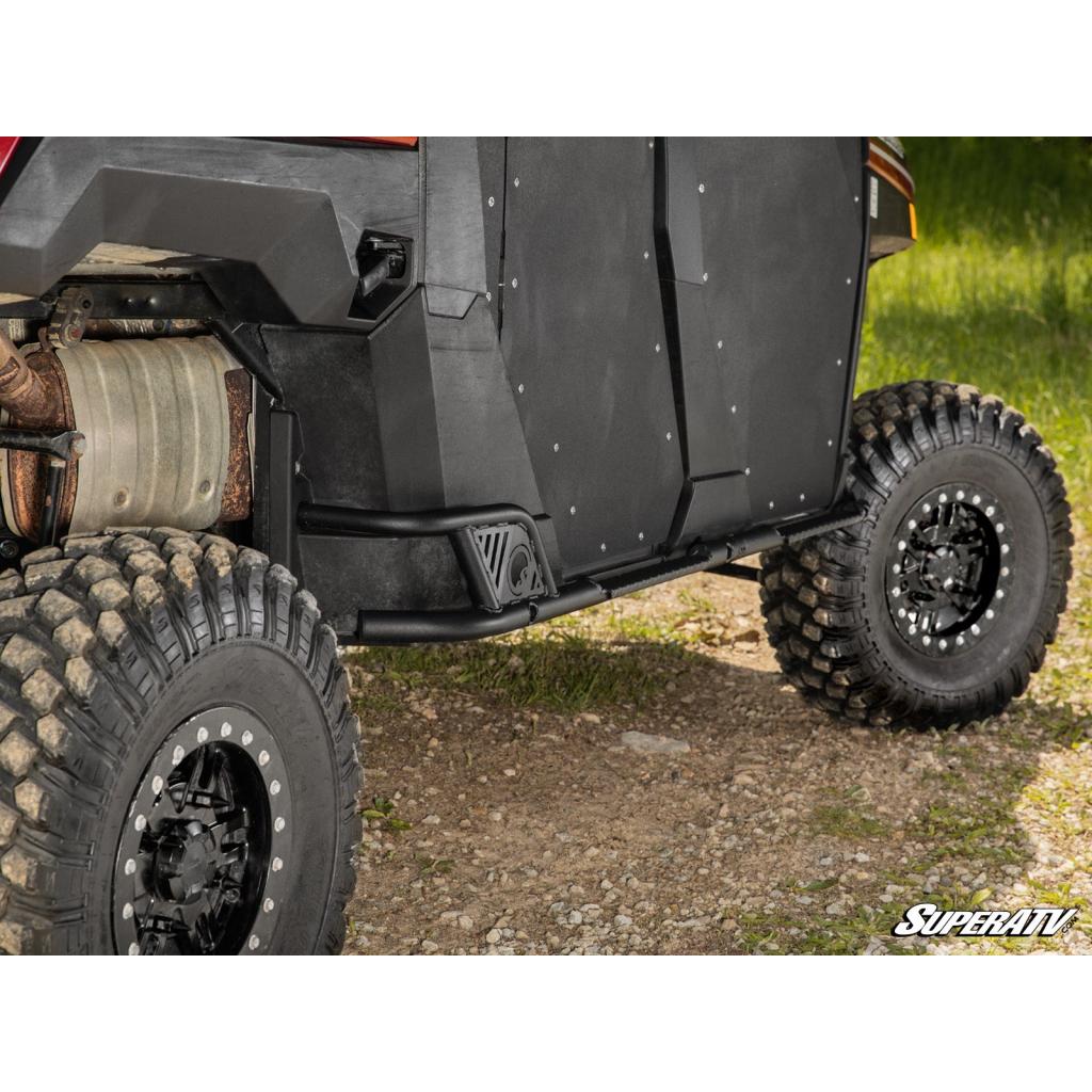 SuperATV Polaris Ranger 1000 Crew Heavy - Duty Nerf Bars - MojoMotoSport.com