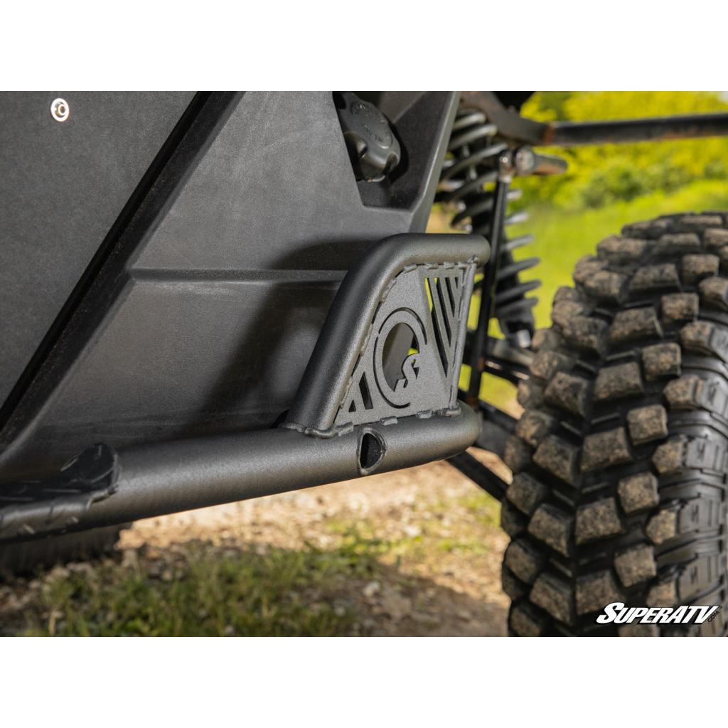 SuperATV Polaris Ranger 1000 Crew Heavy - Duty Nerf Bars - MojoMotoSport.com