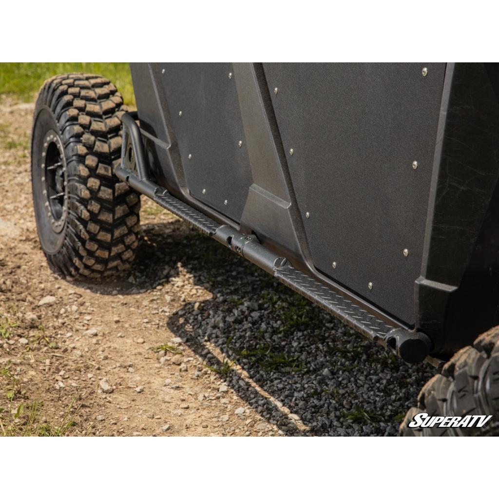 SuperATV Polaris Ranger 1000 Crew Heavy - Duty Nerf Bars - MojoMotoSport.com