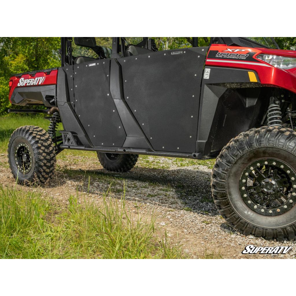 SuperATV Polaris Ranger 1000 Crew Heavy - Duty Nerf Bars - MojoMotoSport.com