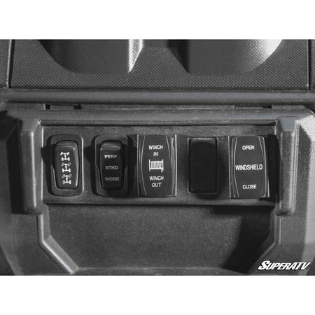 SuperATV Polaris Ranger 1000 MaxDrive Power Flip Windshield - MojoMotoSport.com