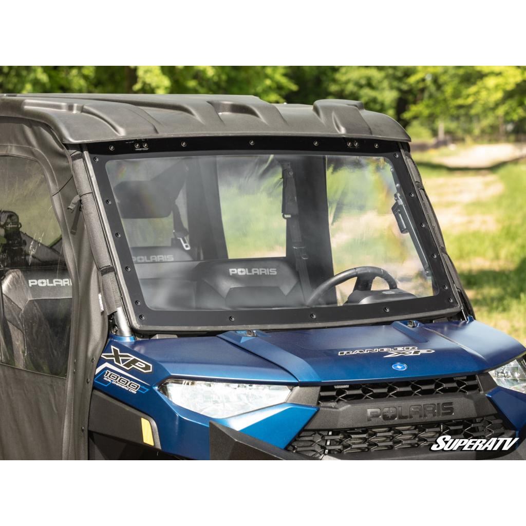 SuperATV Polaris Ranger 1000 MaxDrive Power Flip Windshield - MojoMotoSport.com