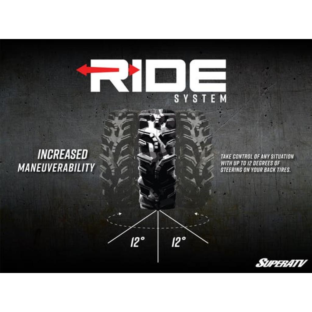 SuperATV Polaris Ranger 1000 RIDE System Rear Steering Kit - MojoMotoSport.com