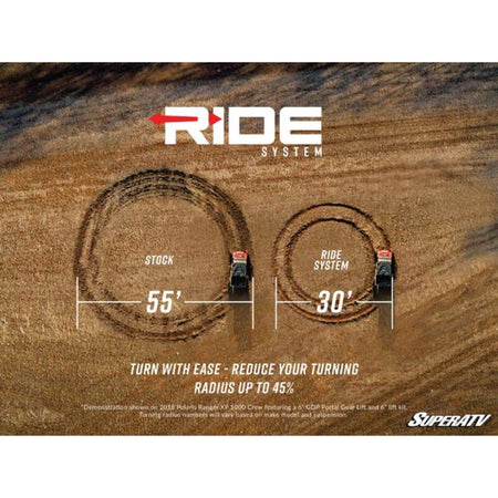 SuperATV Polaris Ranger 1000 RIDE System Rear Steering Kit - MojoMotoSport.com