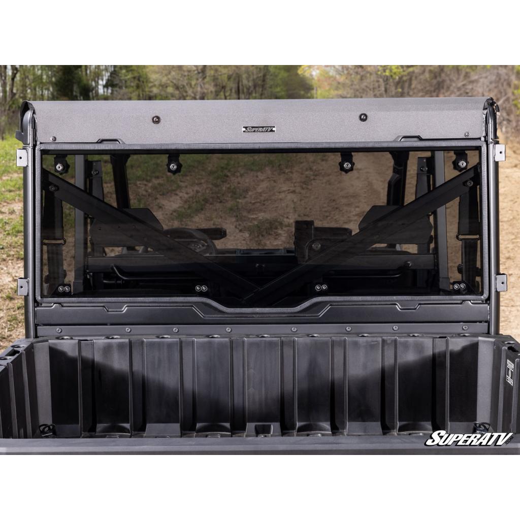 SuperATV Polaris Ranger 1000 Scratch - Resistant Rear Windshield - MojoMotoSport.com