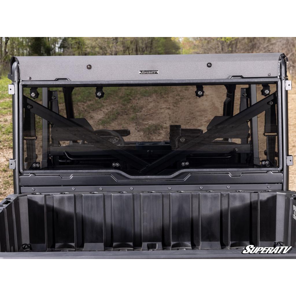 SuperATV Polaris Ranger 1000 Scratch - Resistant Rear Windshield - MojoMotoSport.com
