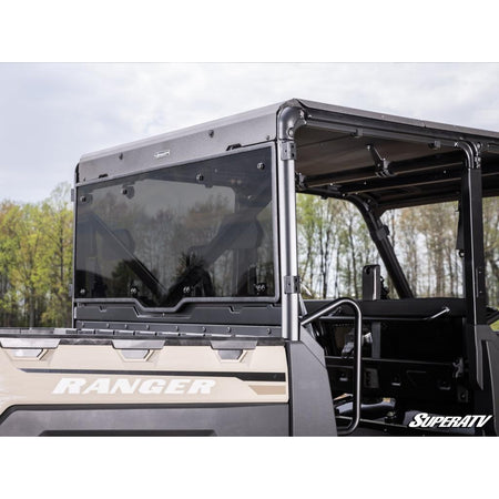 SuperATV Polaris Ranger 1000 Scratch - Resistant Rear Windshield - MojoMotoSport.com