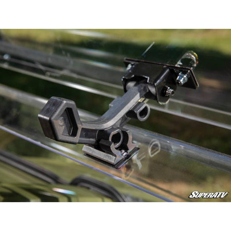 SuperATV Polaris Ranger 800 Scratch - Resistant Flip Windshield - MojoMotoSport.com