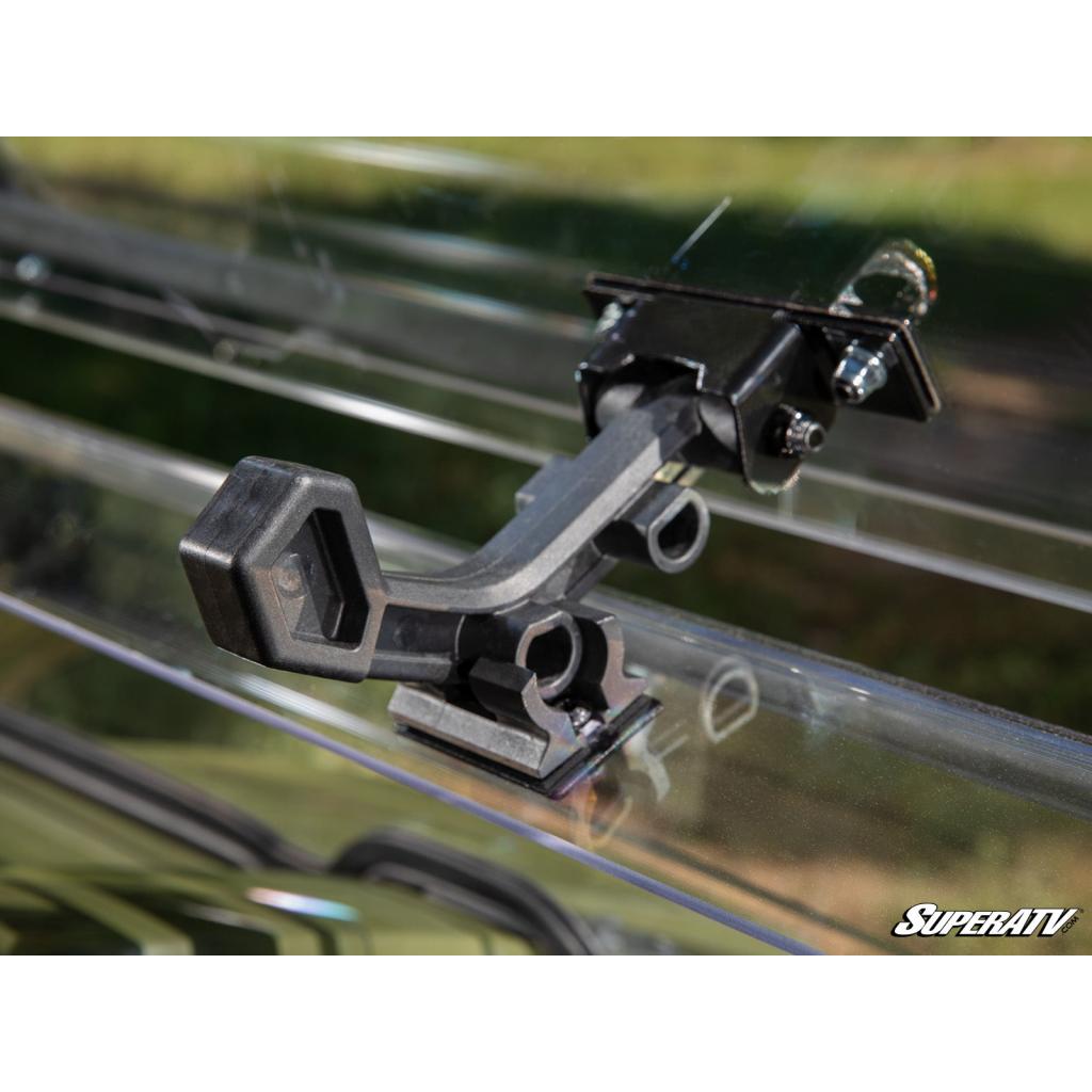 SuperATV Polaris Ranger 800 Scratch Resistant Flip Windshield - MojoMotoSport.com