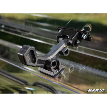 SuperATV Polaris Ranger 800 Scratch Resistant Flip Windshield - MojoMotoSport.com