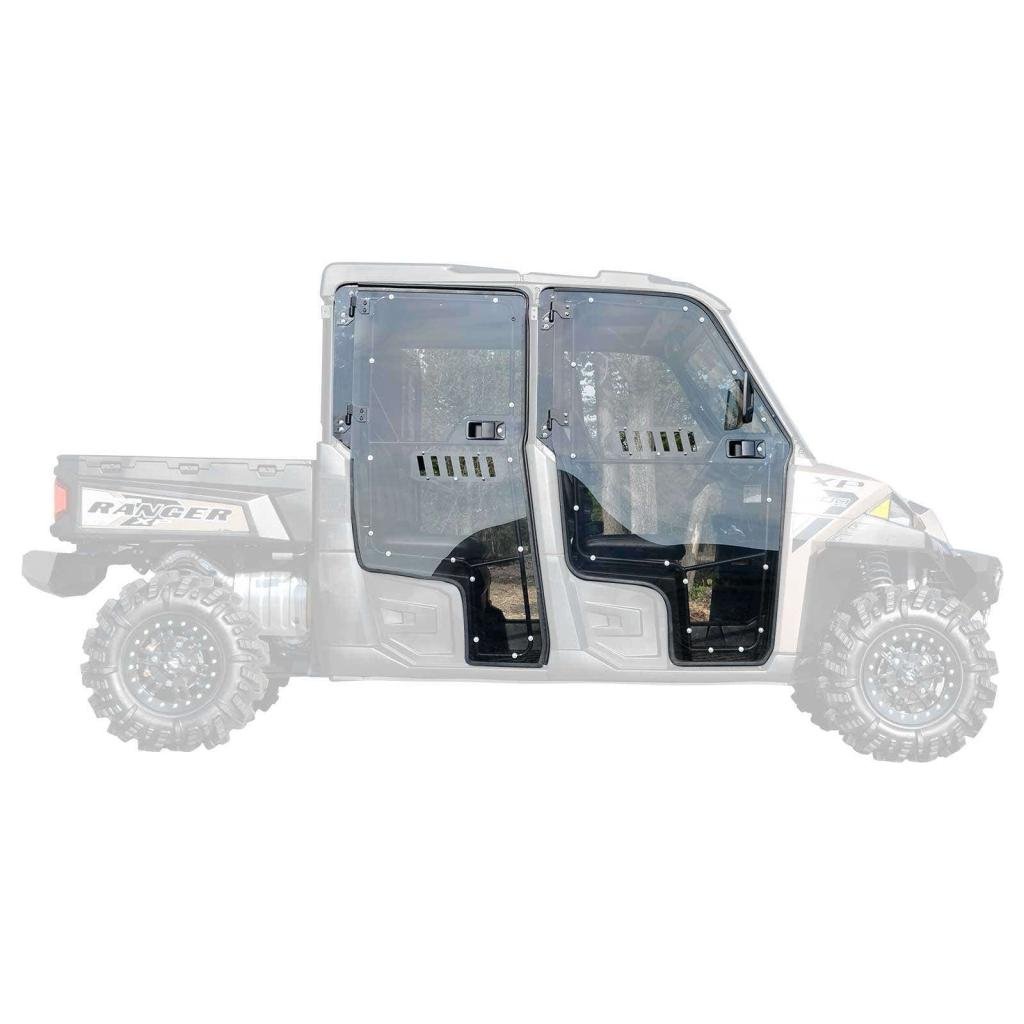 SuperATV Polaris Ranger Cab Enclosure Doors - MojoMotoSport.com