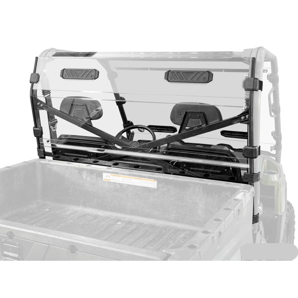 SuperATV Polaris Ranger Full Size 800 Vented Full Rear Windshield - MojoMotoSport.com