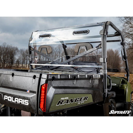 SuperATV Polaris Ranger Full Size 800 Vented Full Rear Windshield - MojoMotoSport.com