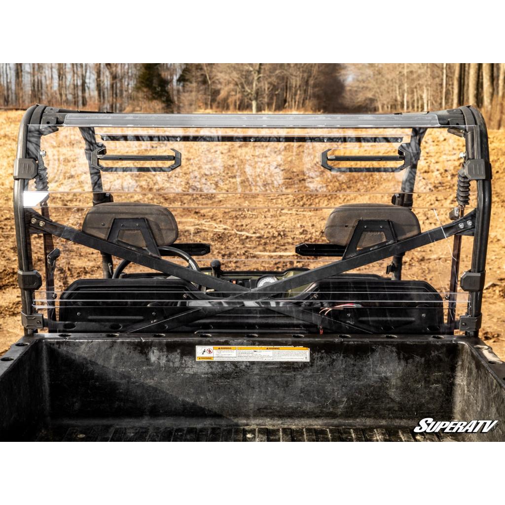 SuperATV Polaris Ranger Full Size 800 Vented Full Rear Windshield - MojoMotoSport.com