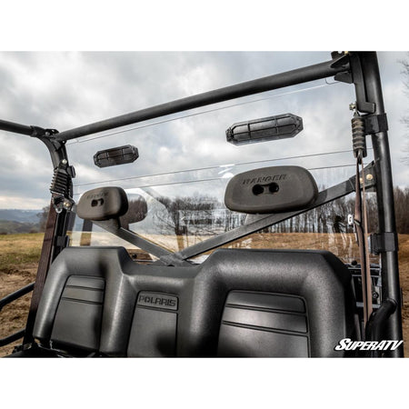 SuperATV Polaris Ranger Full Size 800 Vented Full Rear Windshield - MojoMotoSport.com