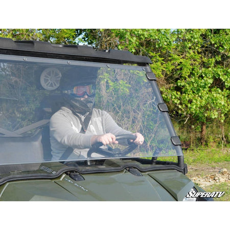 SuperATV Polaris Ranger Fullsize 570 Scratch Resistant Full Windshield - MojoMotoSport.com