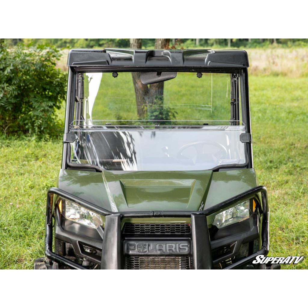 SuperATV Polaris Ranger Midsize Half Windshield (2015+) - MojoMotoSport.com