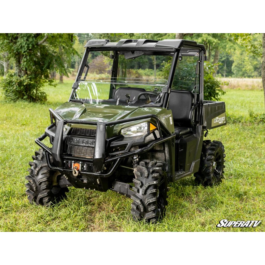 SuperATV Polaris Ranger Midsize Half Windshield (2015+) - MojoMotoSport.com