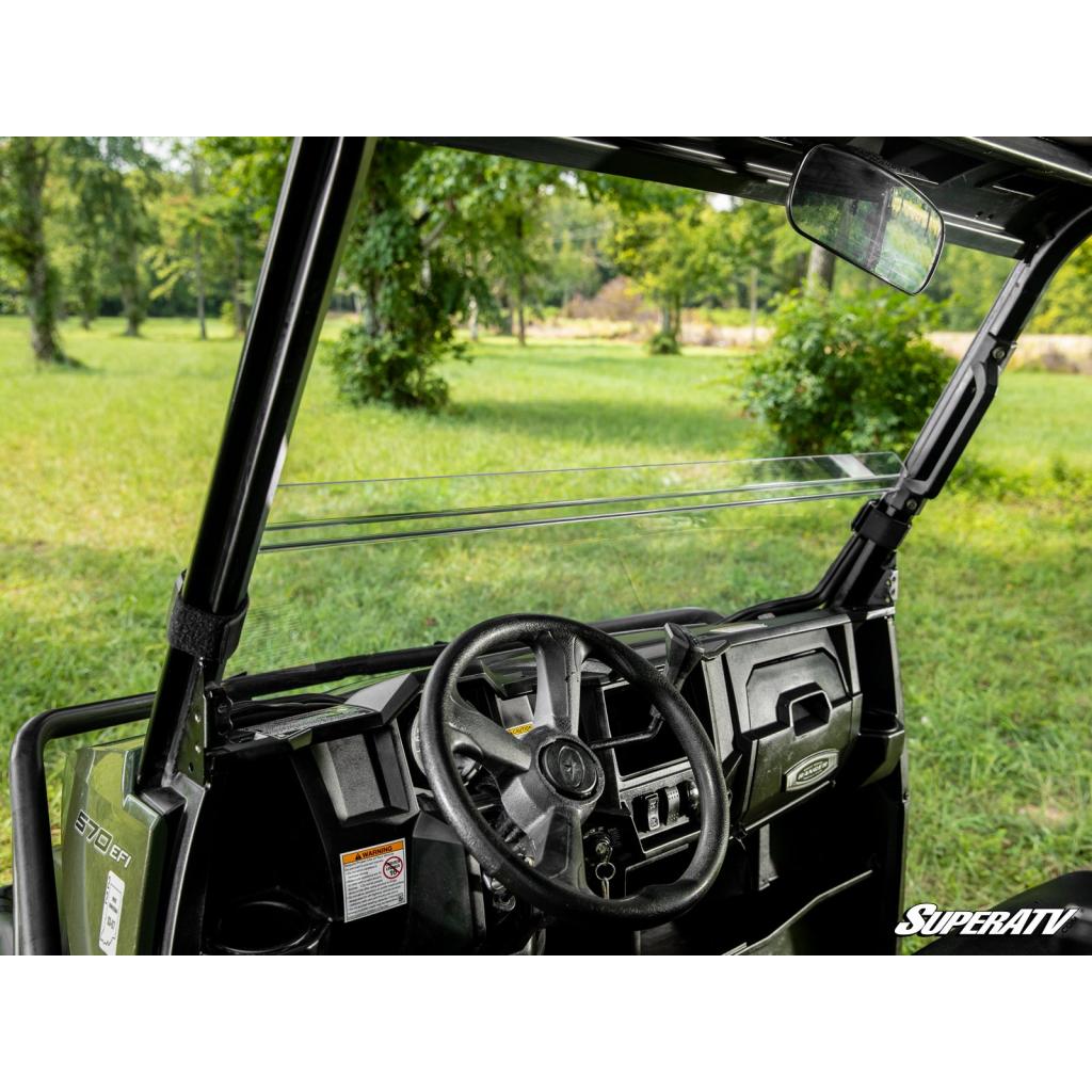 SuperATV Polaris Ranger Midsize Half Windshield (2015+) - MojoMotoSport.com