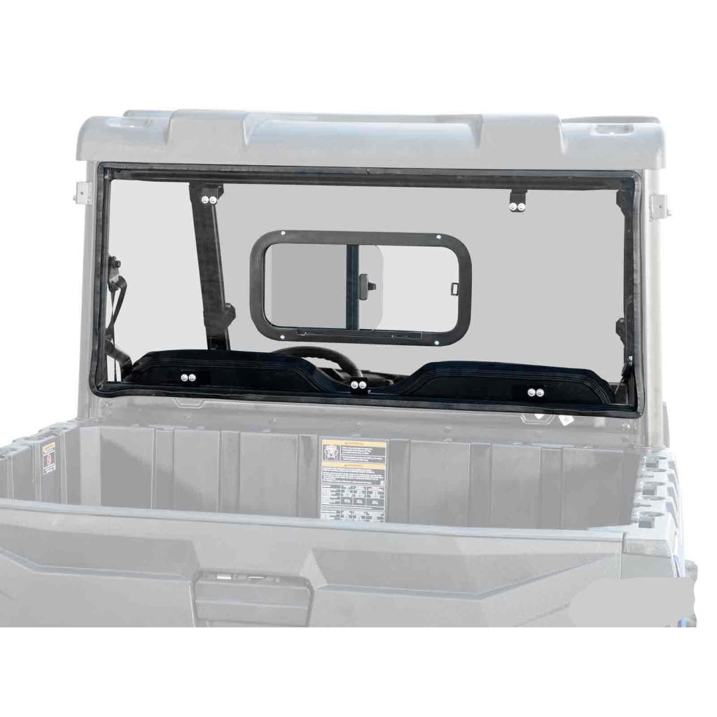 SuperATV Polaris Ranger Midsize Rear Sliding Windshield - MojoMotoSport.com