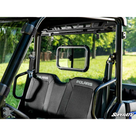 SuperATV Polaris Ranger Midsize Rear Sliding Windshield - MojoMotoSport.com