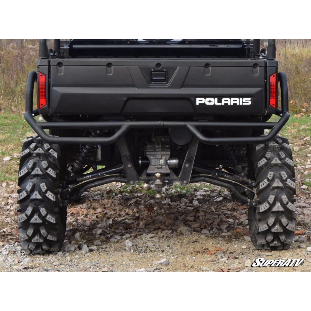 SuperATV Polaris Ranger Rear Extreme Bumper With Side Bed Guards - MojoMotoSport.com