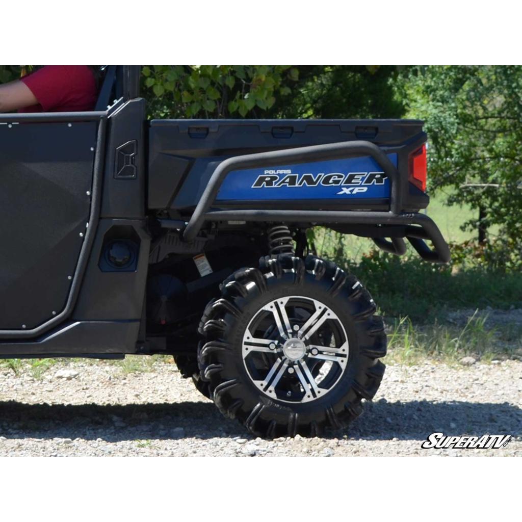 SuperATV Polaris Ranger Rear Extreme Bumper With Side Bed Guards - MojoMotoSport.com