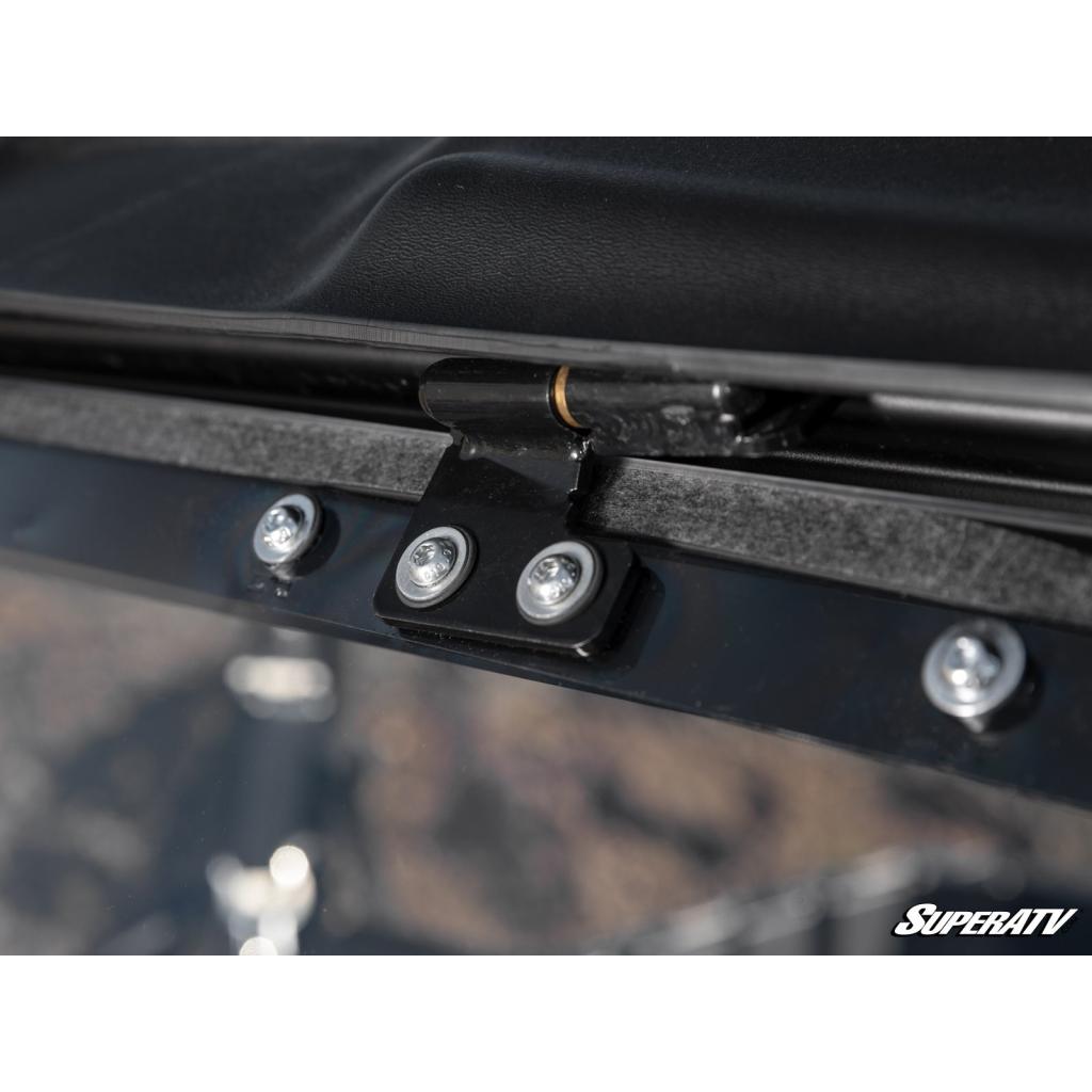 SuperATV Polaris Ranger SP 570 Scratch - Resistant Flip Windshield - MojoMotoSport.com