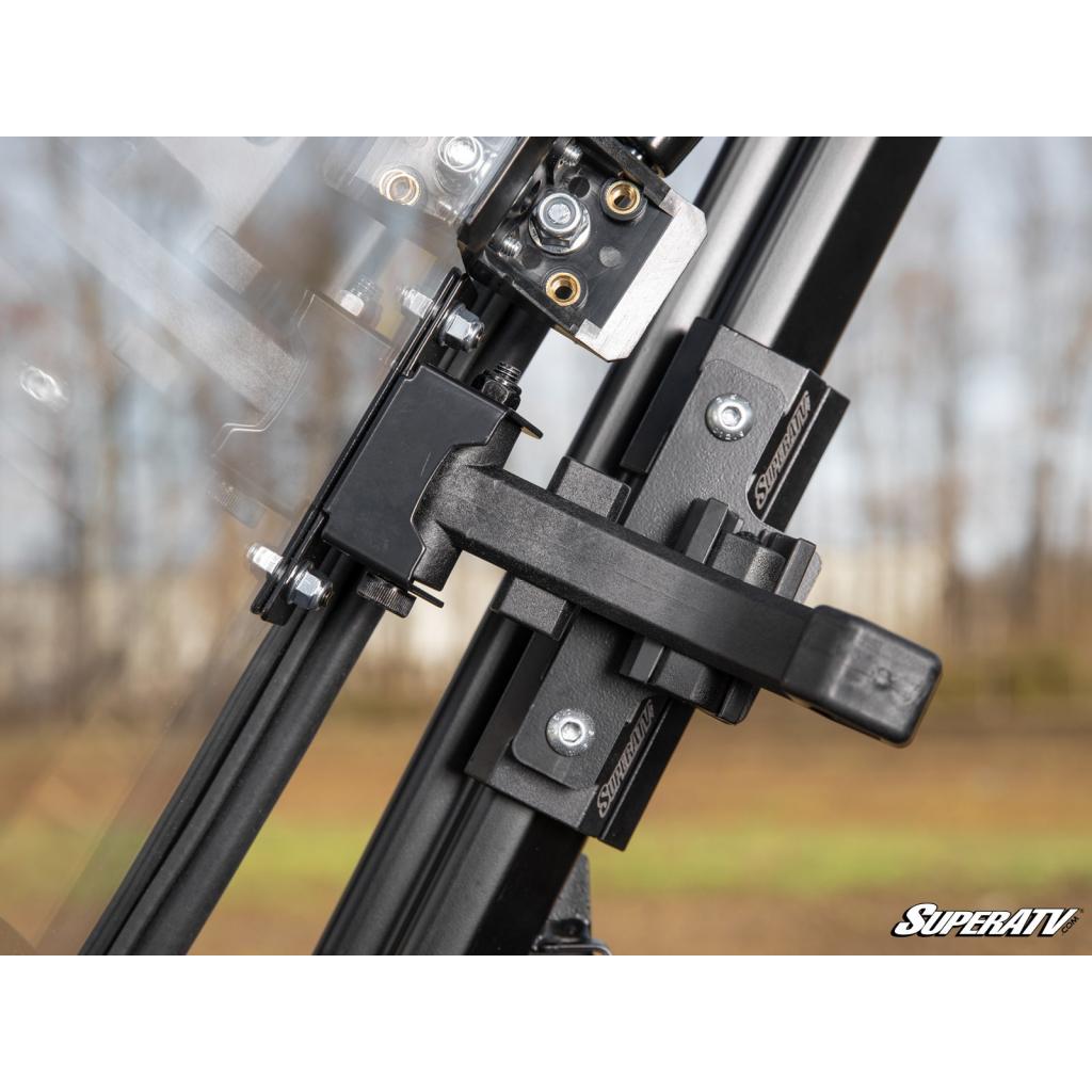 SuperATV Polaris Ranger SP 570 Scratch - Resistant Flip Windshield - MojoMotoSport.com