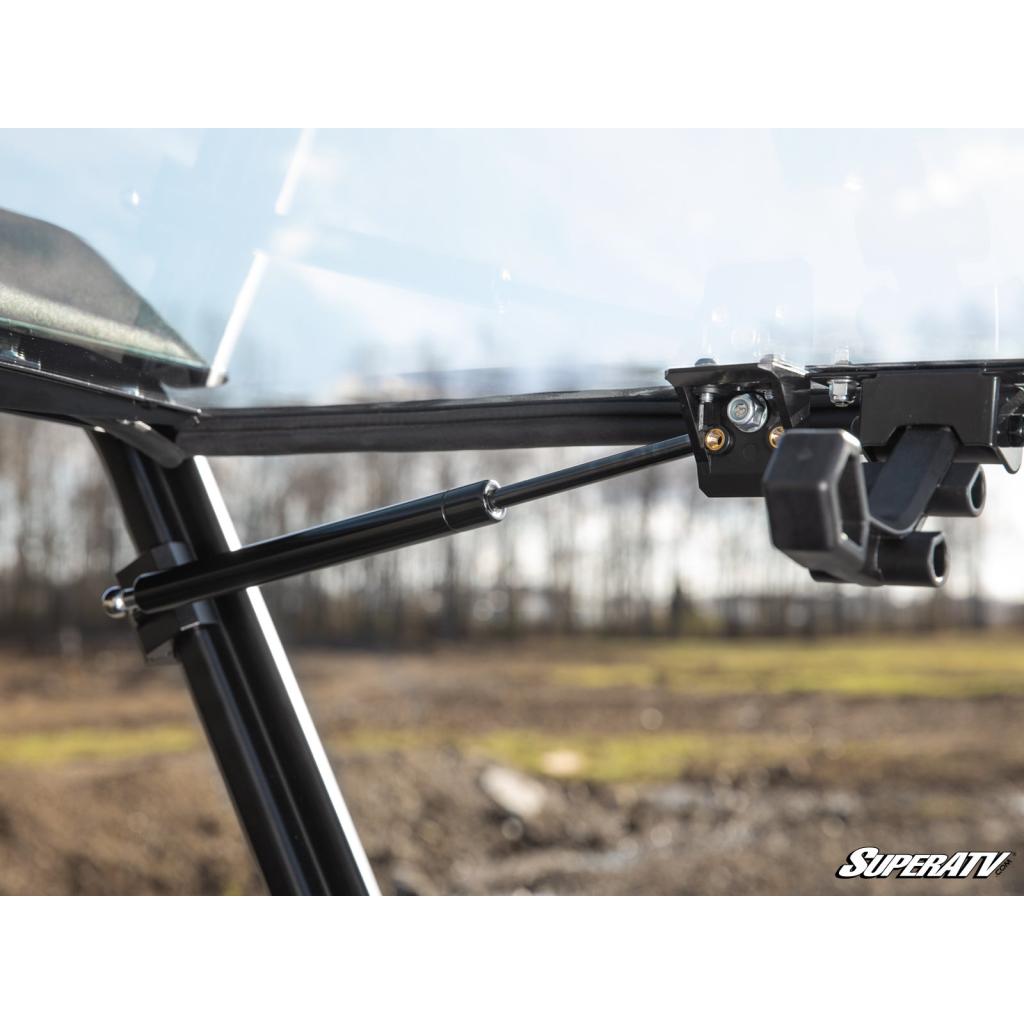 SuperATV Polaris Ranger SP 570 Scratch - Resistant Flip Windshield - MojoMotoSport.com