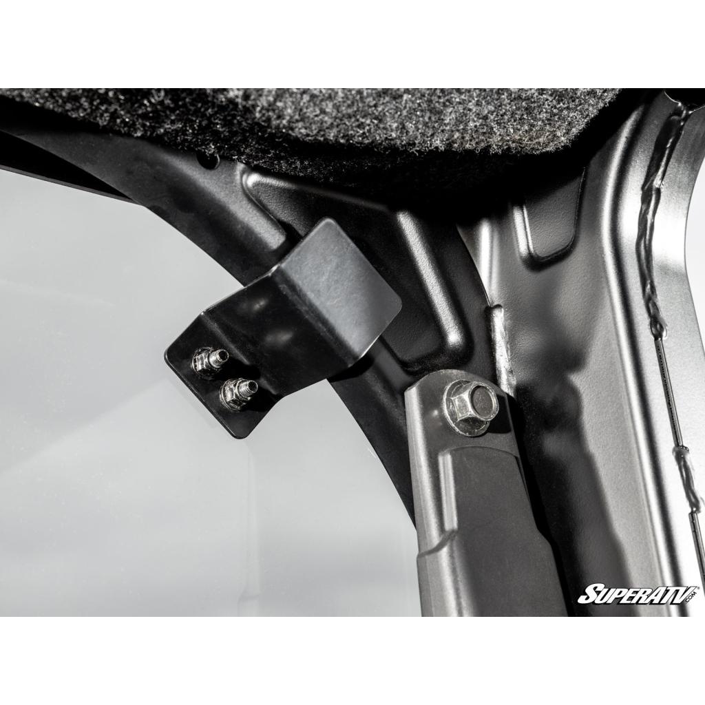 SuperATV Polaris Ranger XD 1500 Scratch - Resistant Rear Windshield - MojoMotoSport.com