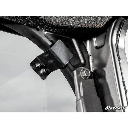 SuperATV Polaris Ranger XD 1500 Scratch - Resistant Rear Windshield - MojoMotoSport.com