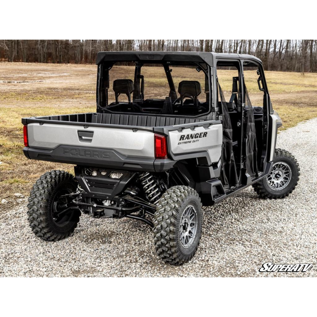 SuperATV Polaris Ranger XD 1500 Scratch - Resistant Rear Windshield - MojoMotoSport.com