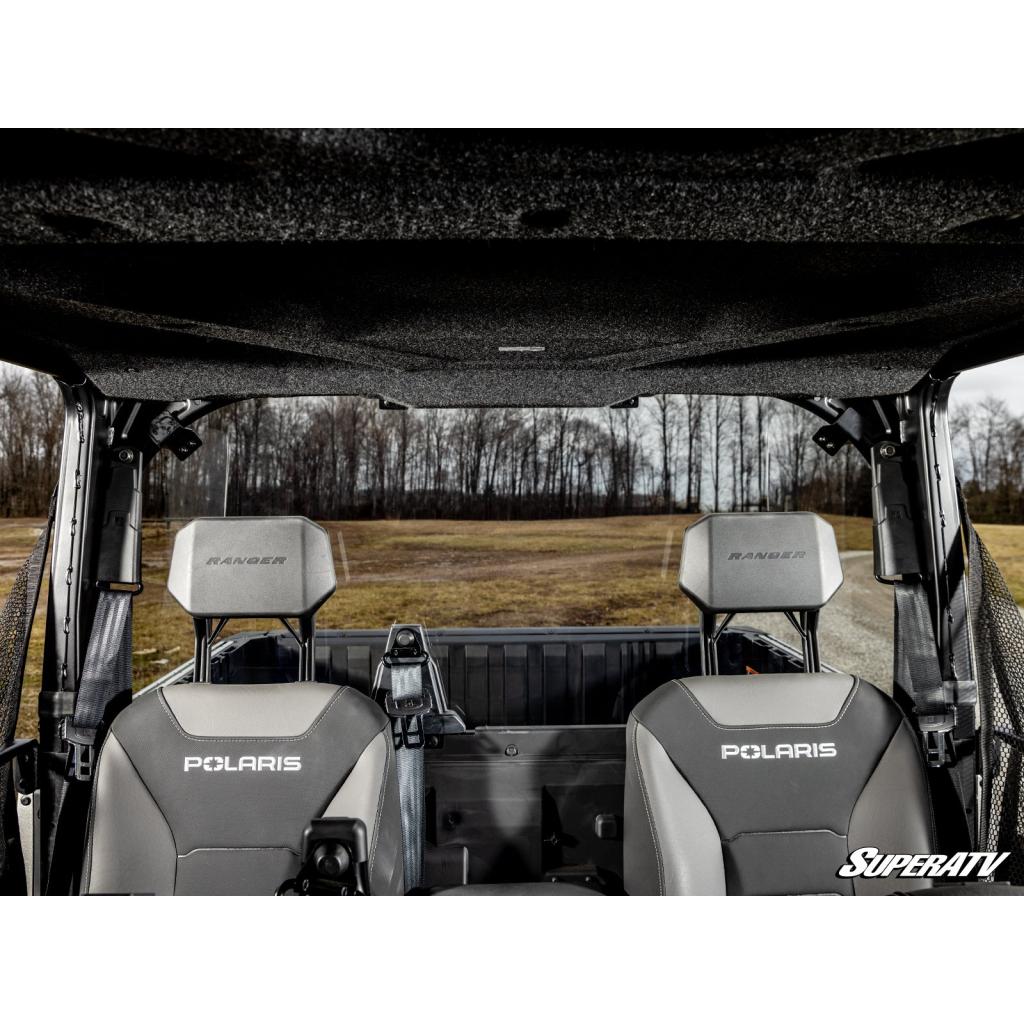 SuperATV Polaris Ranger XD 1500 Scratch - Resistant Rear Windshield - MojoMotoSport.com