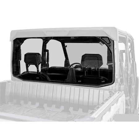 SuperATV Polaris Ranger XD 1500 Scratch - Resistant Rear Windshield - MojoMotoSport.com