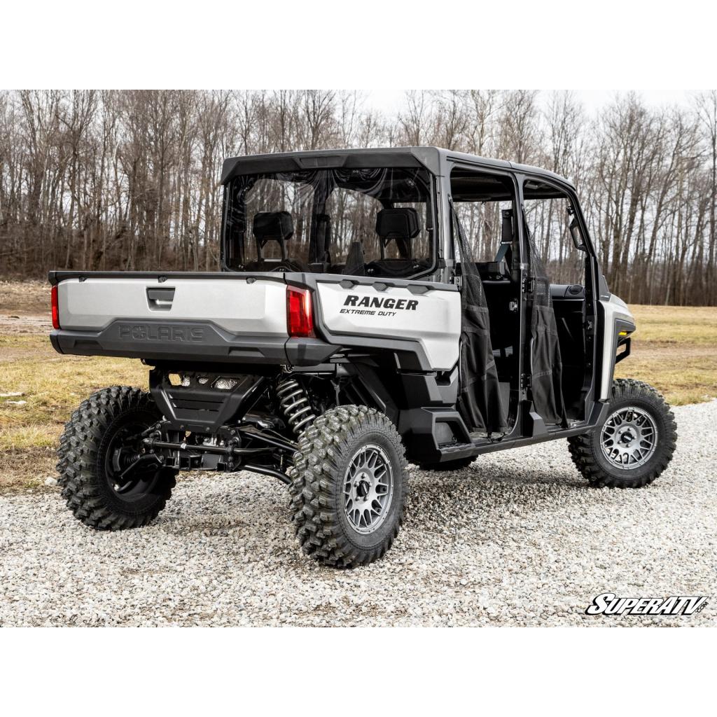 SuperATV Polaris Ranger XD 1500 Scratch - Resistant Rear Windshield - MojoMotoSport.com