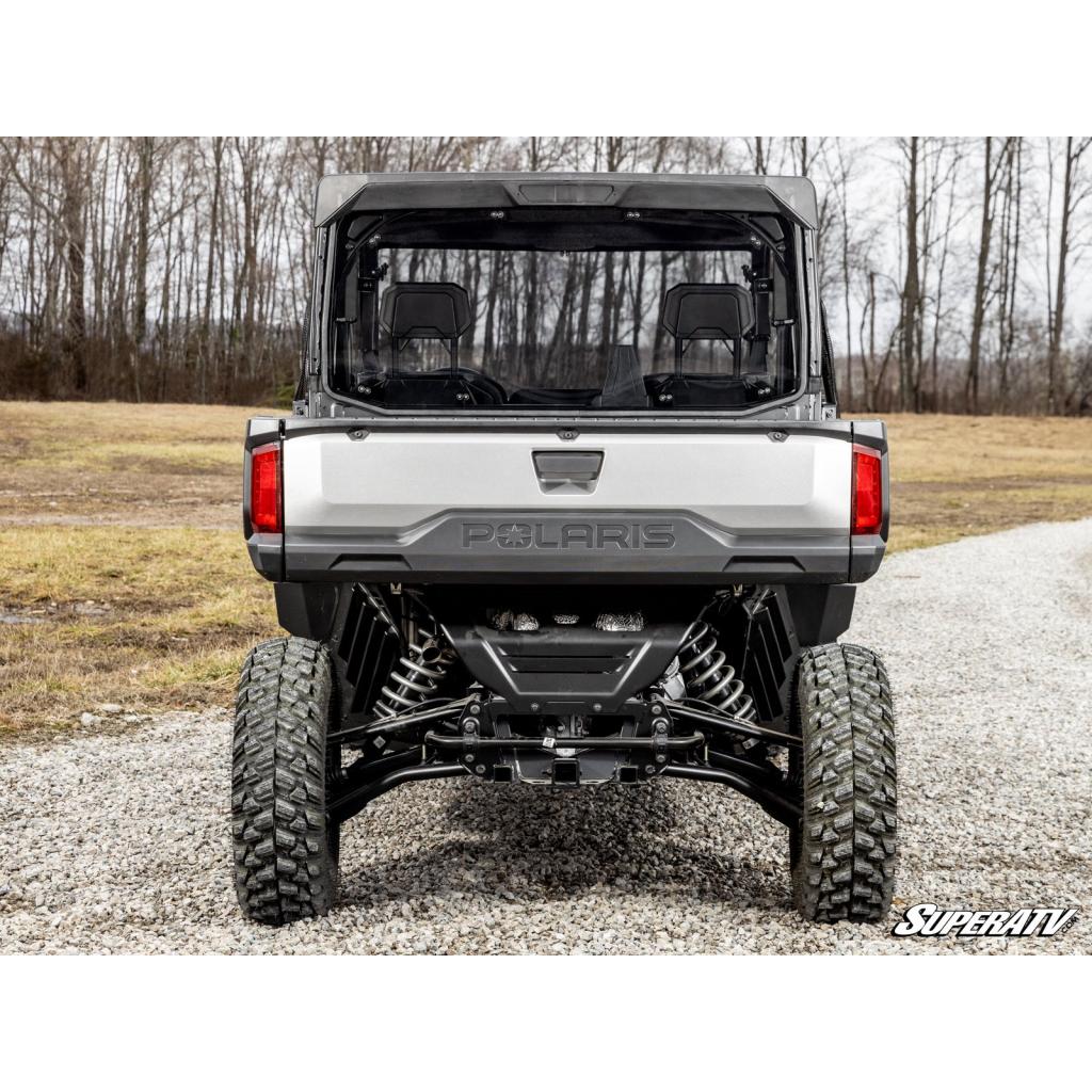 SuperATV Polaris Ranger XD 1500 Scratch - Resistant Rear Windshield - MojoMotoSport.com
