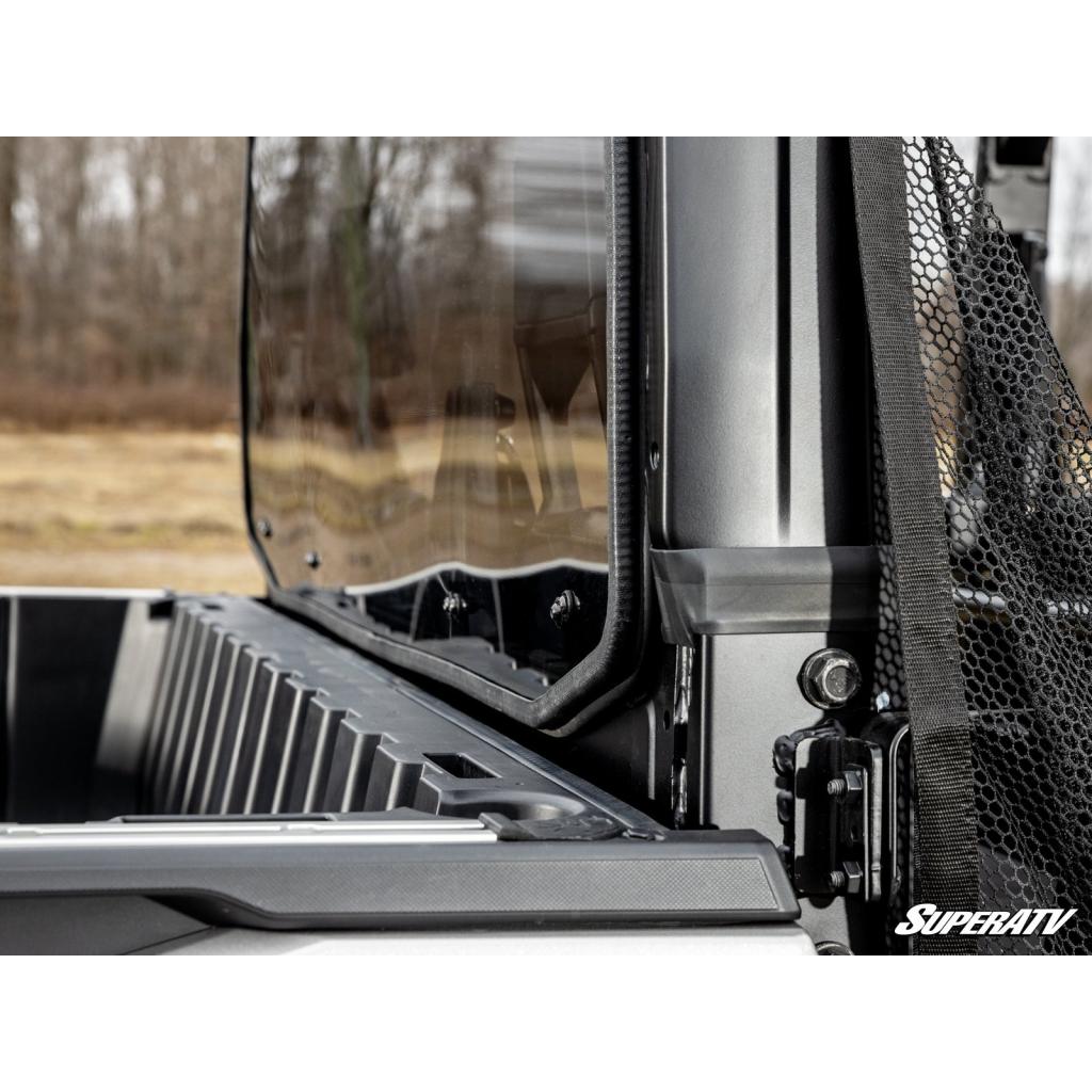 SuperATV Polaris Ranger XD 1500 Scratch - Resistant Rear Windshield - MojoMotoSport.com